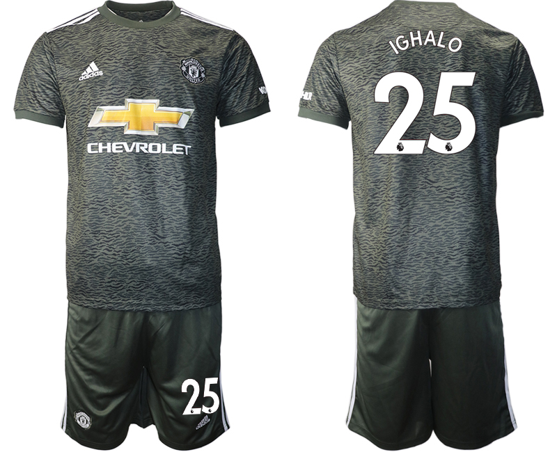Men 2020-2021 club Manchester United away #25 black Soccer Jerseys->manchester united jersey->Soccer Club Jersey
